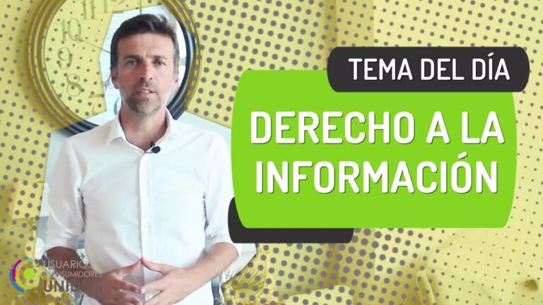 Defensa de los Consumidores y Derecho a la Informaci&oacute;n