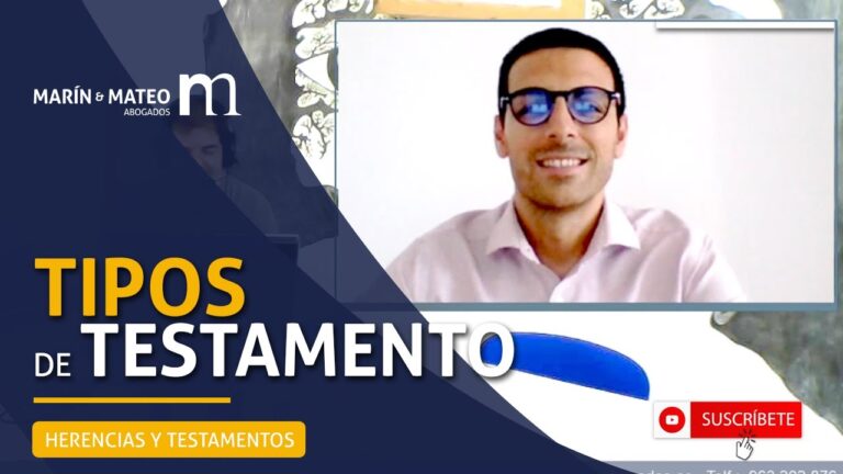 Tipos de Testamentos en el Derecho Espa&ntilde;ol: Gu&iacute;a Completa