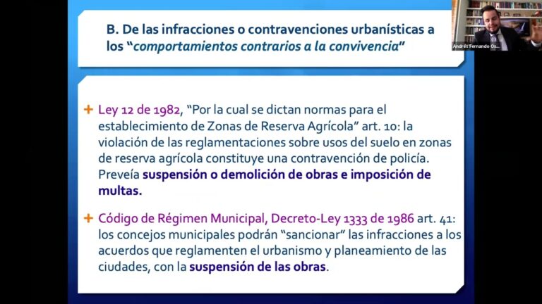 Revisi&oacute;n de Regulaciones sobre Multas por Infracciones Urban&iacute;sticas