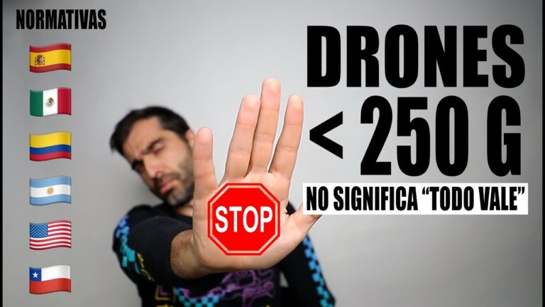 Normas Legales de Drones en Espa&ntilde;a seg&uacute;n su Peso