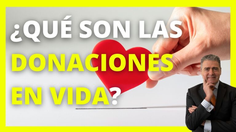 Beneficios de las Donaciones en Vida
