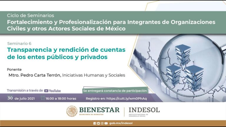 Transparencia y Rendici&oacute;n de Cuentas en el Sector P&uacute;blico