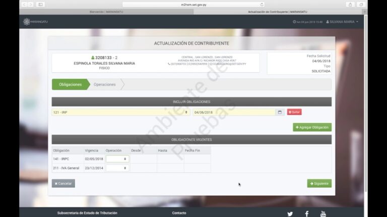 Obligaciones Legales para el Registro de Actividades